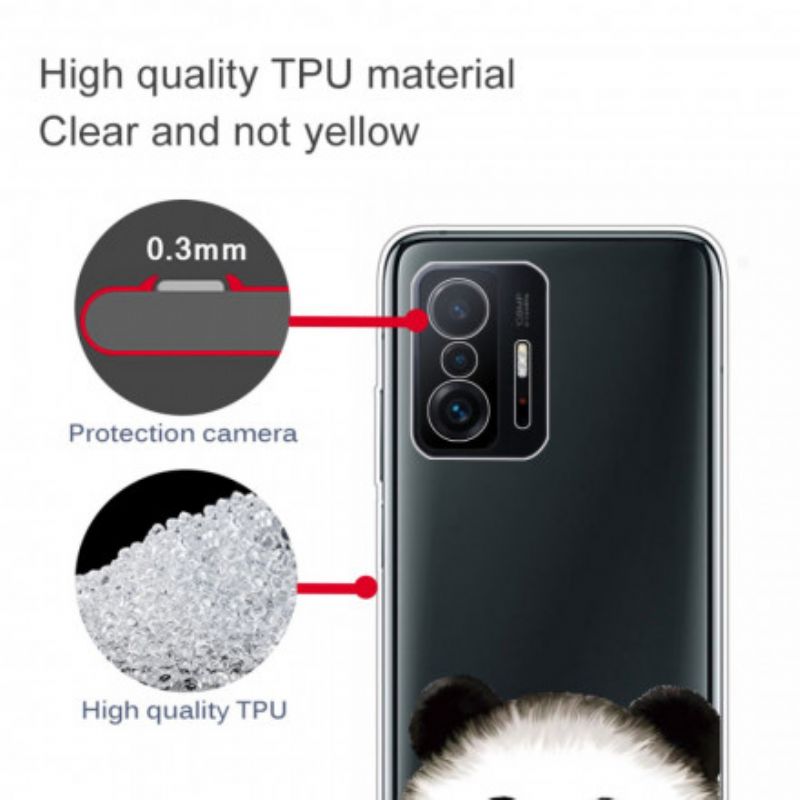 Coque Xiaomi Mi 11T / 11T Pro Transparente Panda