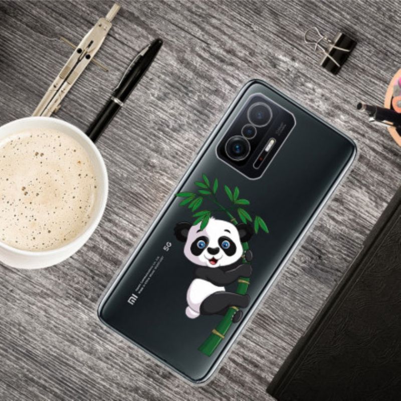 Coque Xiaomi Mi 11T / 11T Pro Transparente Panda Sur Le Bambou
