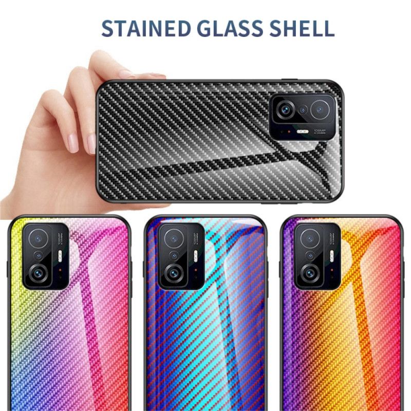 Coque Xiaomi Mi 11T / 11T Pro Verre Trempé Fibre Carbone