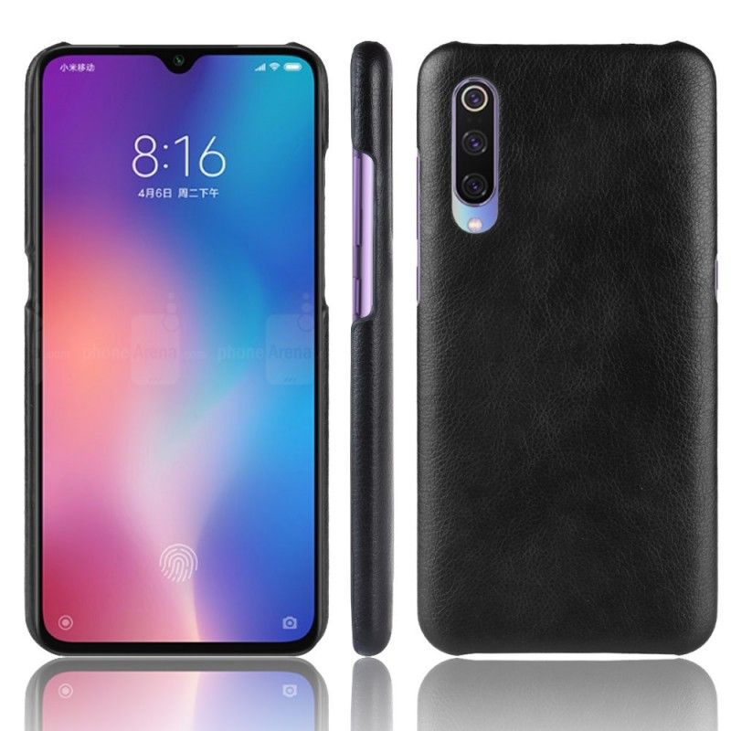 Coque Xiaomi Mi 9 Effet Cuir Litchi