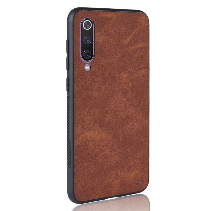 Coque Xiaomi Mi 9 Effet Cuir Look Vintage