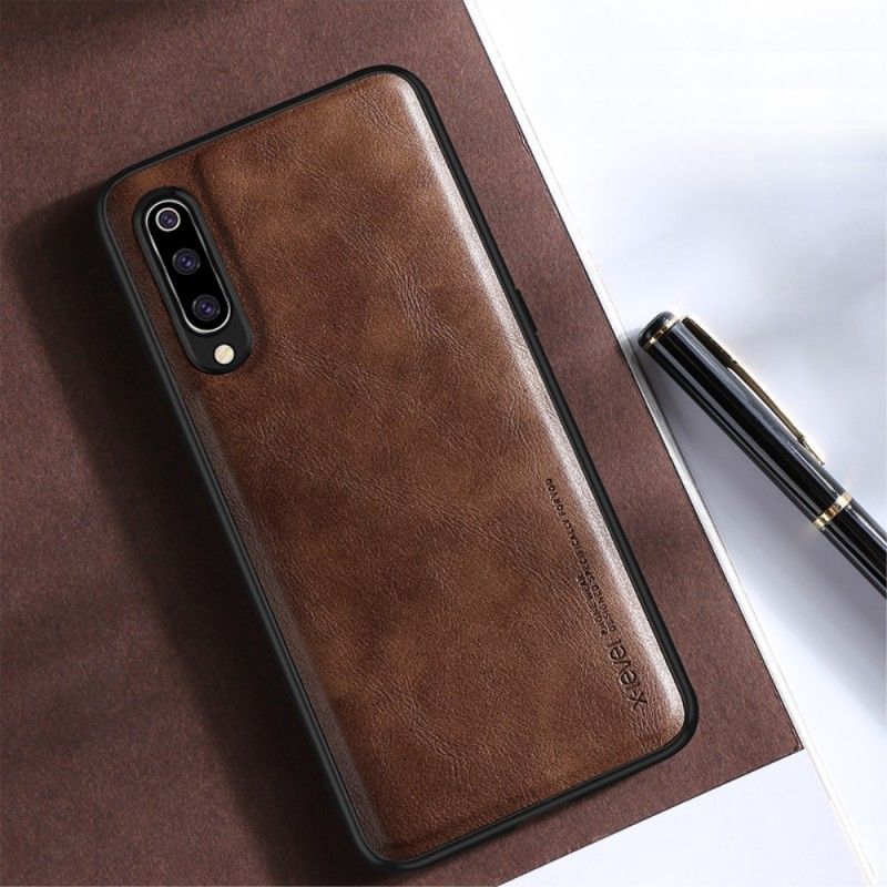 Coque Xiaomi Mi 9 Effet Cuir Vintage