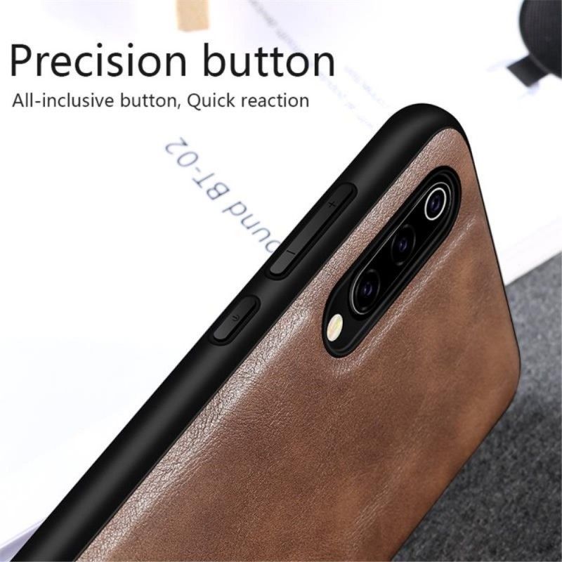 Coque Xiaomi Mi 9 Effet Cuir Vintage