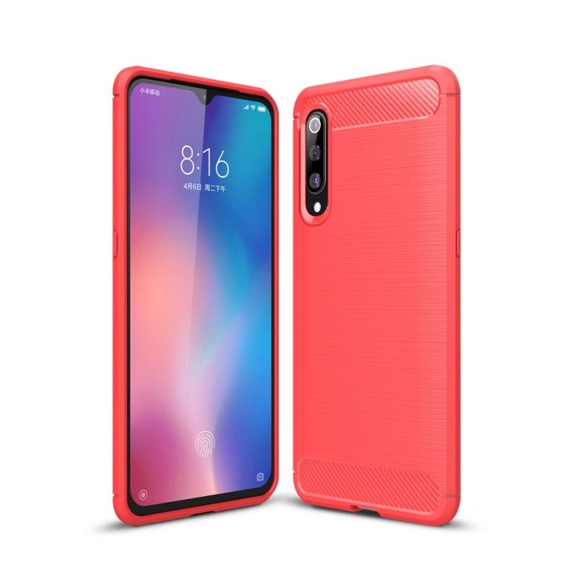 Coque Xiaomi Mi 9 Fibre Carbone Brossée