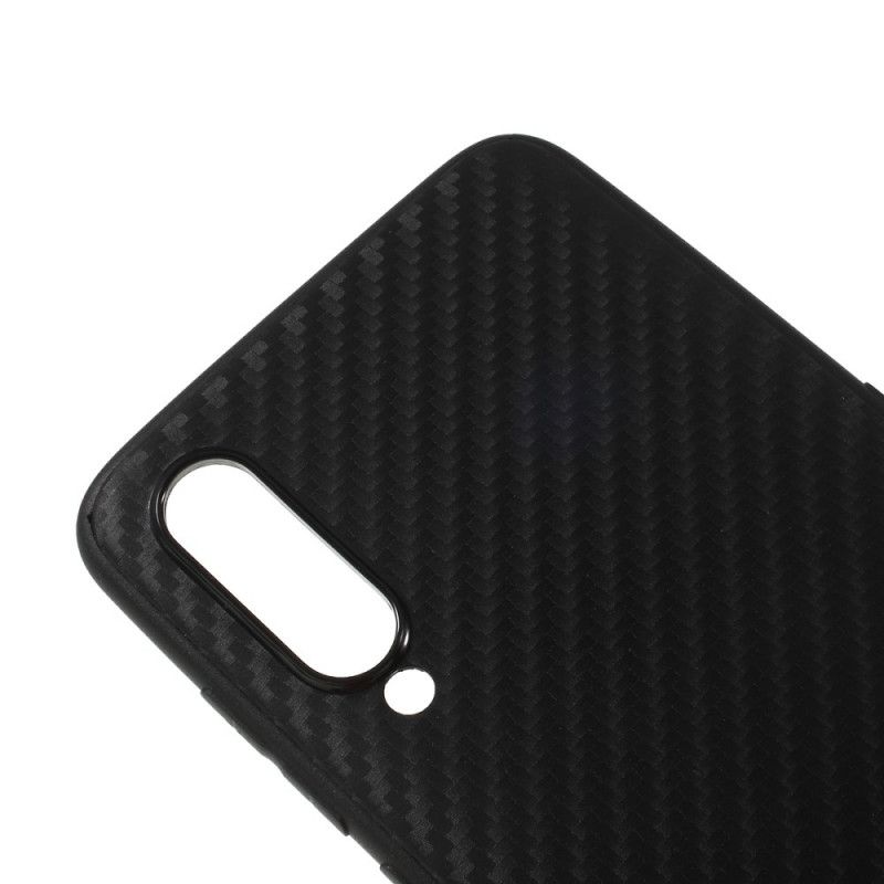 Coque Xiaomi Mi 9 Fibre Carbone Léger Relief