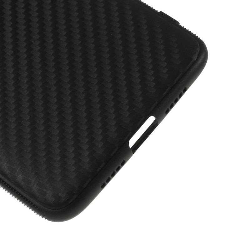 Coque Xiaomi Mi 9 Fibre Carbone Léger Relief