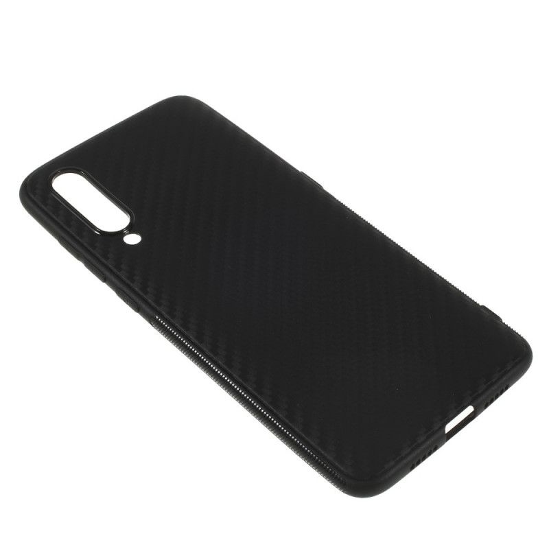 Coque Xiaomi Mi 9 Fibre Carbone Léger Relief