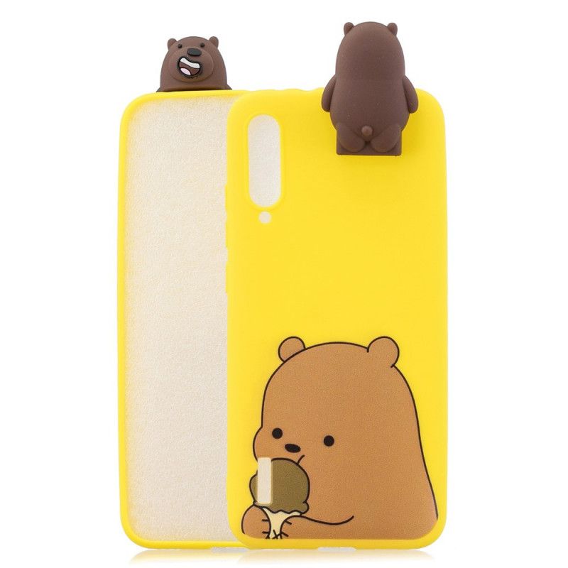 Coque Xiaomi Mi 9 Lite 3d Ours Et Ice Cream