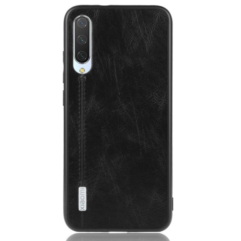 Coque Xiaomi Mi 9 Lite Effet Cuir Couture