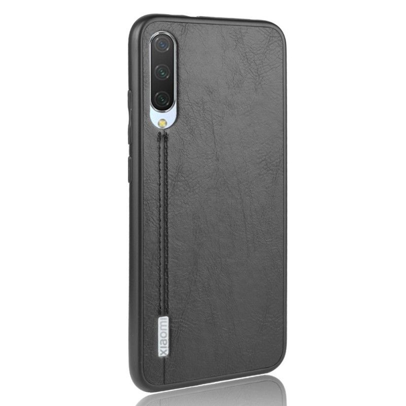 Coque Xiaomi Mi 9 Lite Effet Cuir Couture