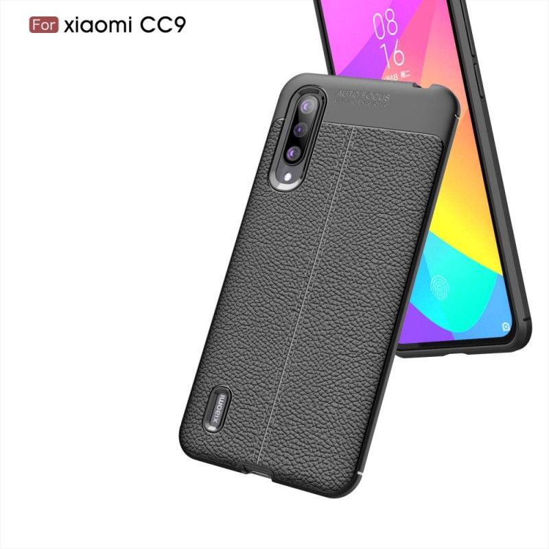 Coque Xiaomi Mi 9 Lite Effet Cuir Litchi