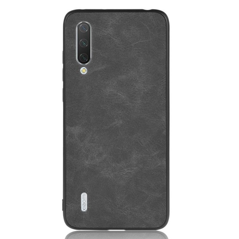 Coque Xiaomi Mi 9 Lite Effet Cuir Look Vintage