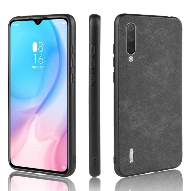 Coque Xiaomi Mi 9 Lite Effet Cuir Look Vintage