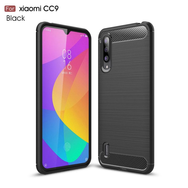 Coque Xiaomi Mi 9 Lite Fibre Carbone Brossée