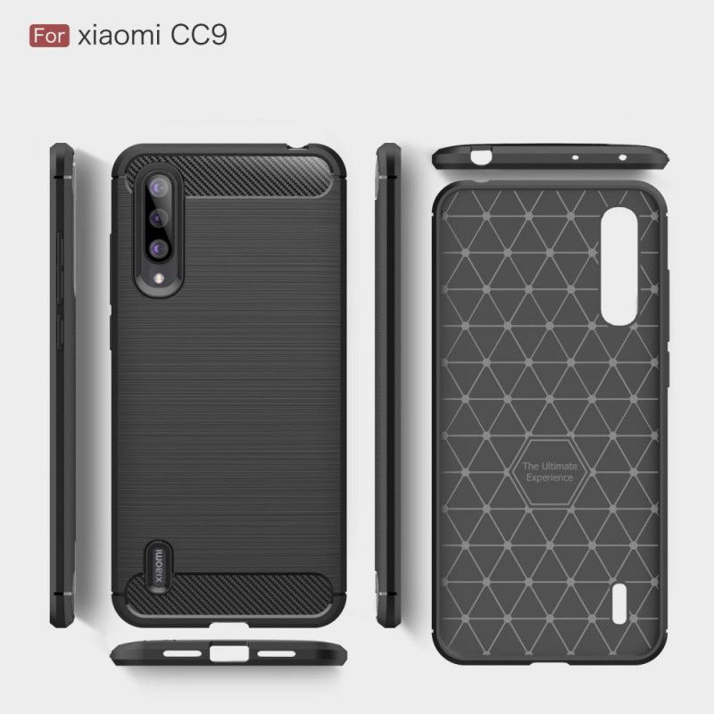 Coque Xiaomi Mi 9 Lite Fibre Carbone Brossée