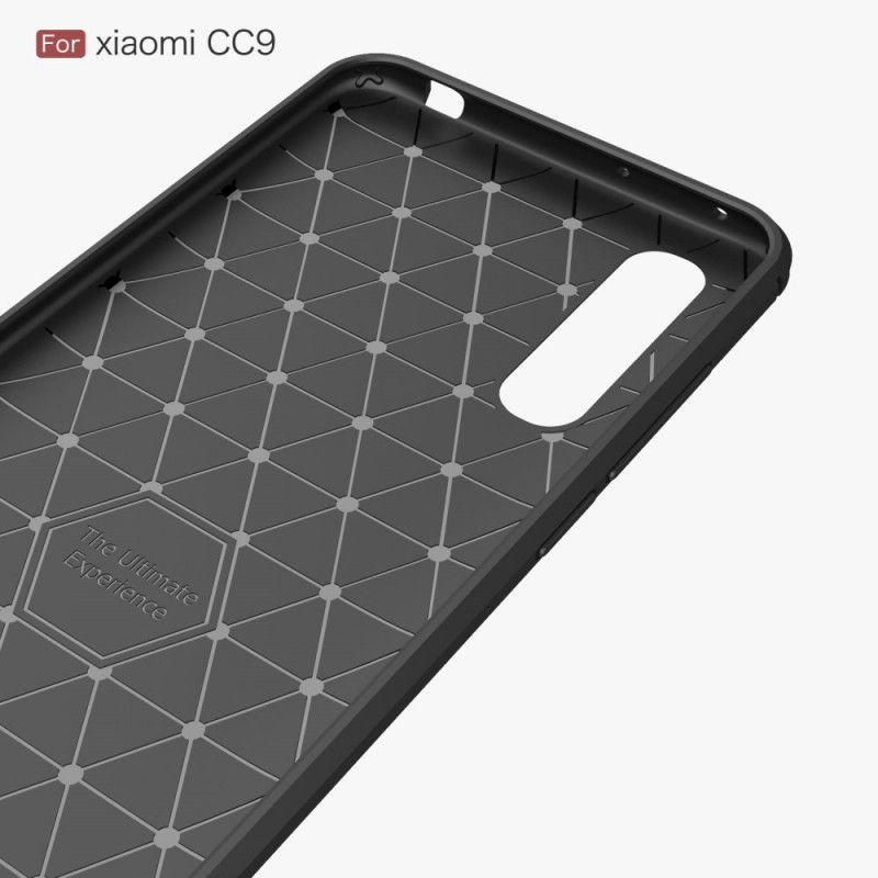 Coque Xiaomi Mi 9 Lite Fibre Carbone Brossée