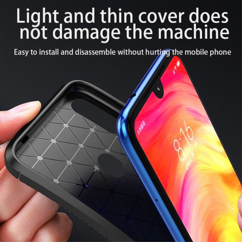 Coque Xiaomi Mi 9 Lite Ipaky Fibre Carbone