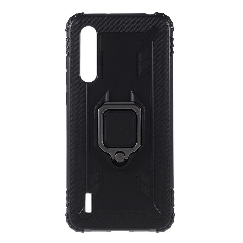 Coque Xiaomi Mi 9 Lite Ring Et Fibre Carbone