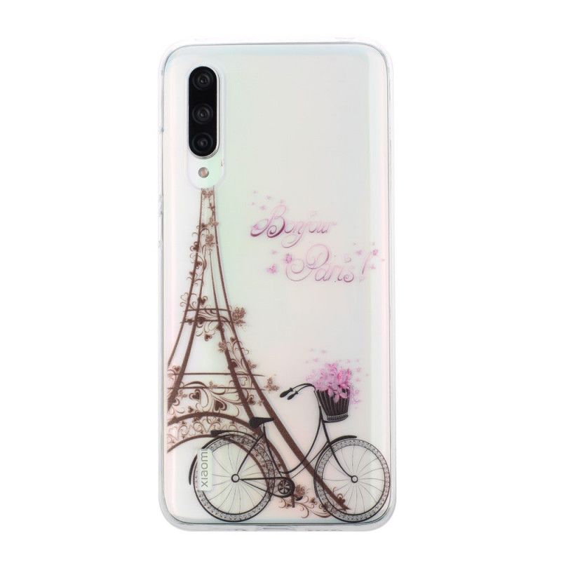 Coque Xiaomi Mi 9 Lite Transparente Bonjour Paris