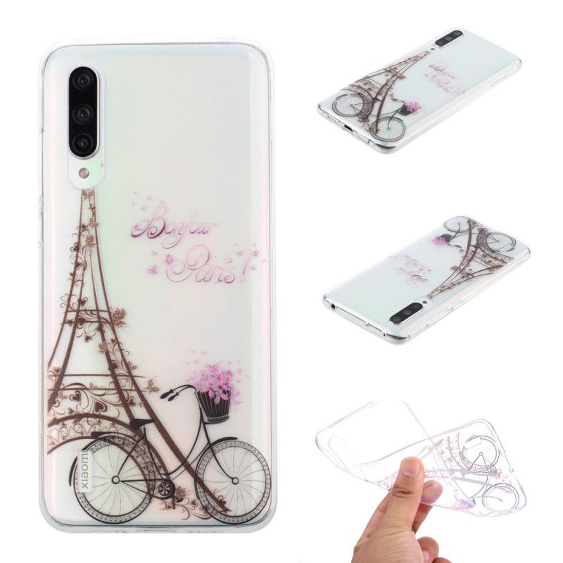 Coque Xiaomi Mi 9 Lite Transparente Bonjour Paris