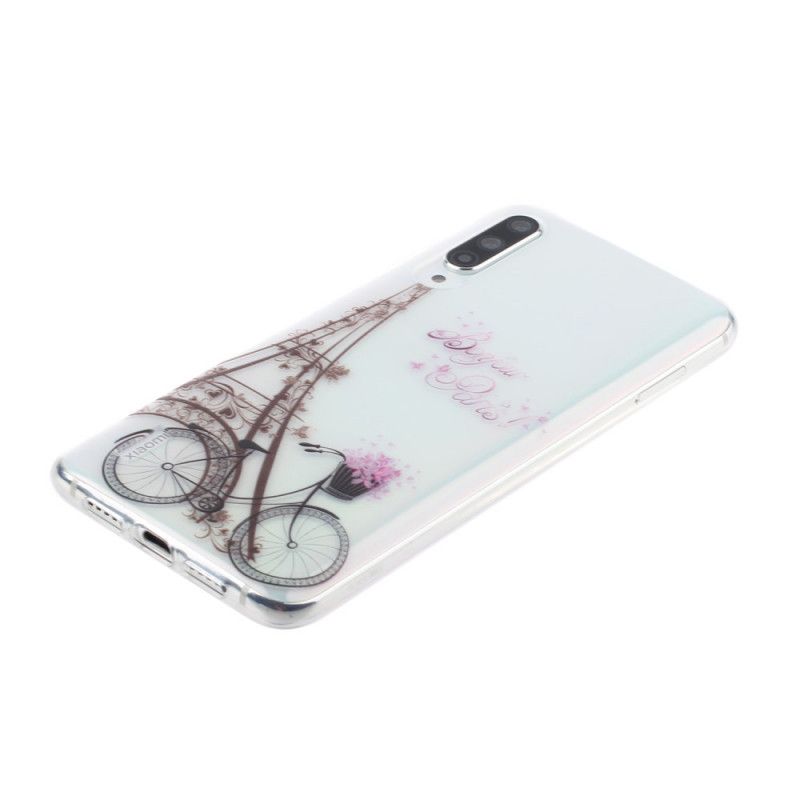 Coque Xiaomi Mi 9 Lite Transparente Bonjour Paris