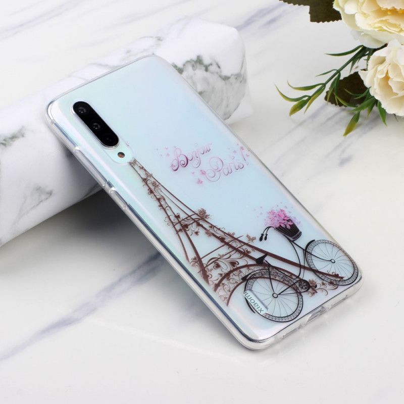 Coque Xiaomi Mi 9 Lite Transparente Bonjour Paris