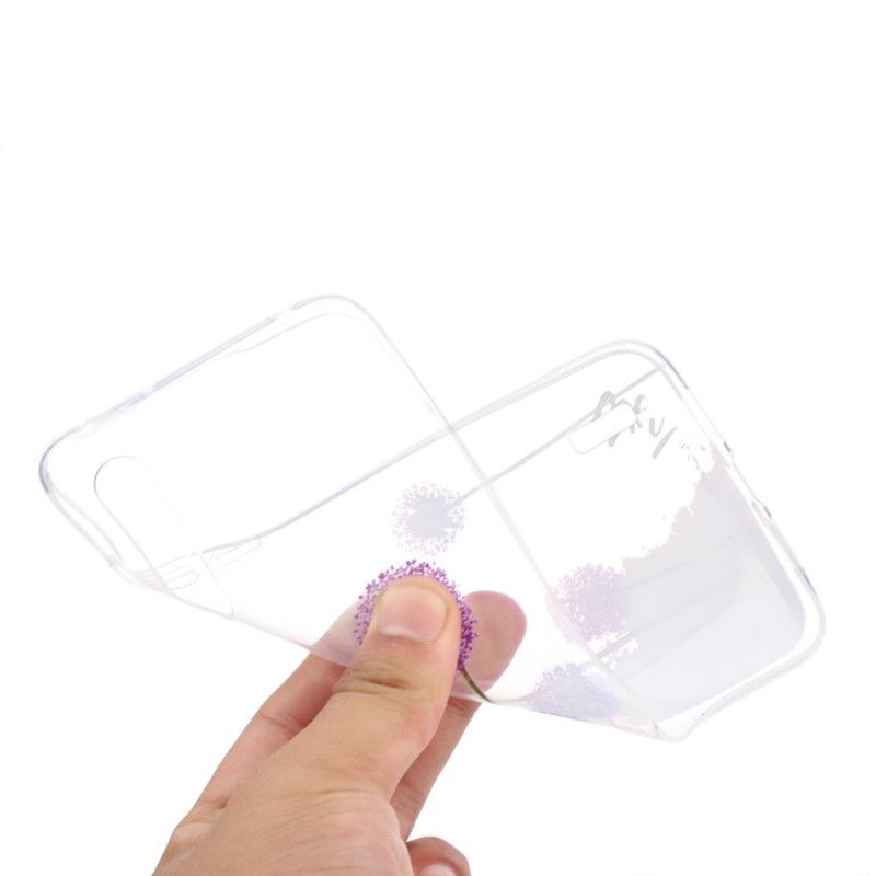 Coque Xiaomi Mi 9 Lite Transparente Pissenlits Colorés