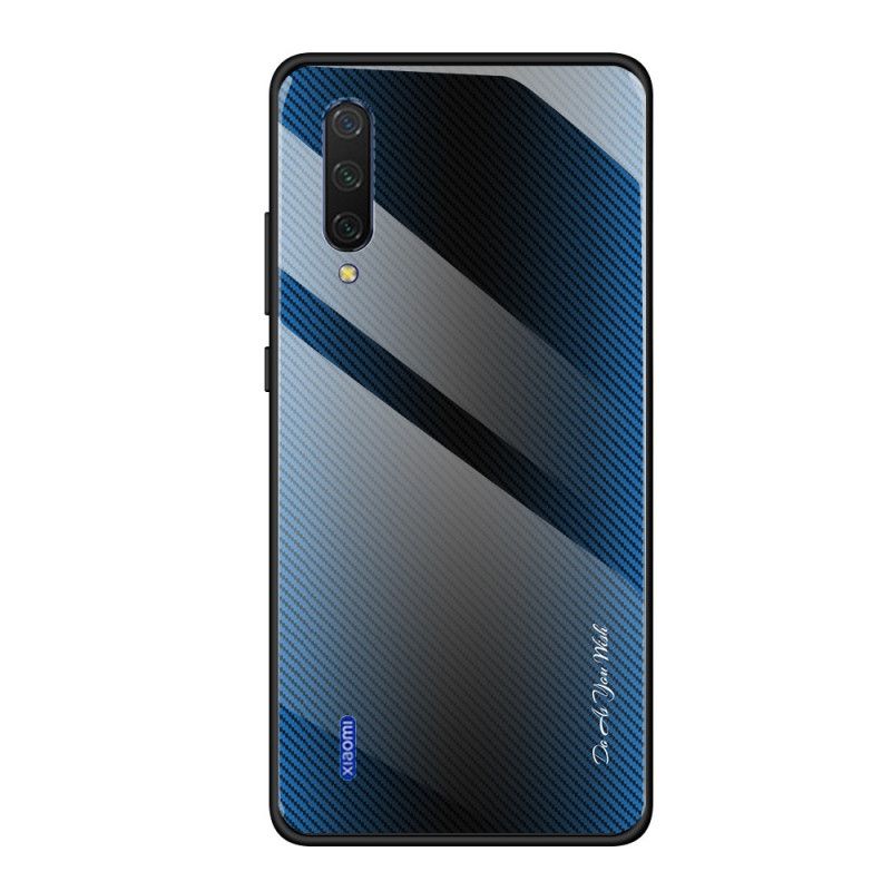 Coque Xiaomi Mi 9 Lite Verre Trempé Fibre Carbone