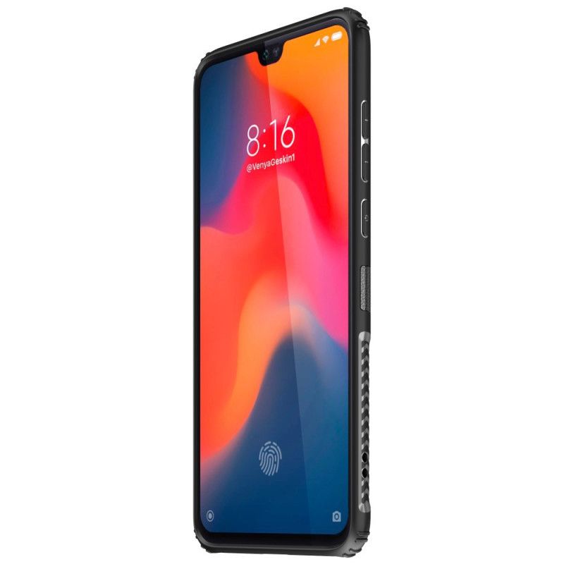 Coque Xiaomi Mi 9 Ring Premium Métal Et Simili Cuir