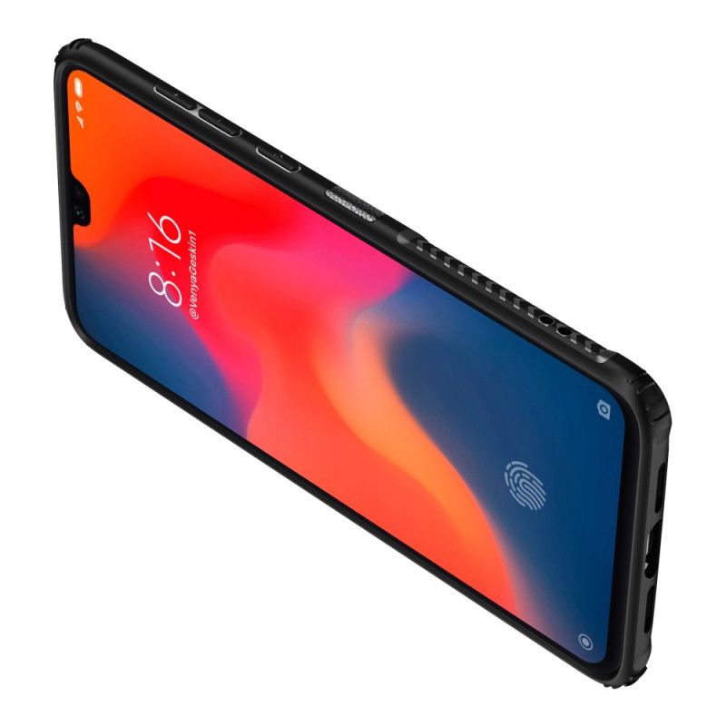 Coque Xiaomi Mi 9 Ring Premium Métal Et Simili Cuir