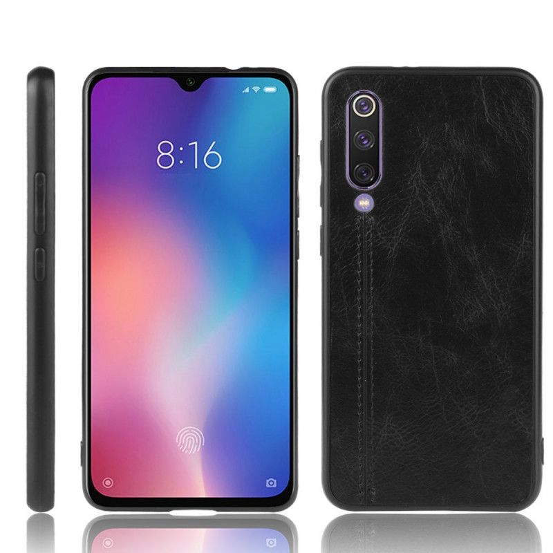 Coque Xiaomi Mi 9 Se Effet Cuir Couture