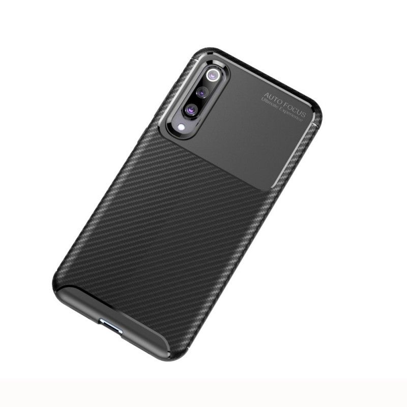 Coque Xiaomi Mi 9 Se Flexible Texture Fibre Carbone