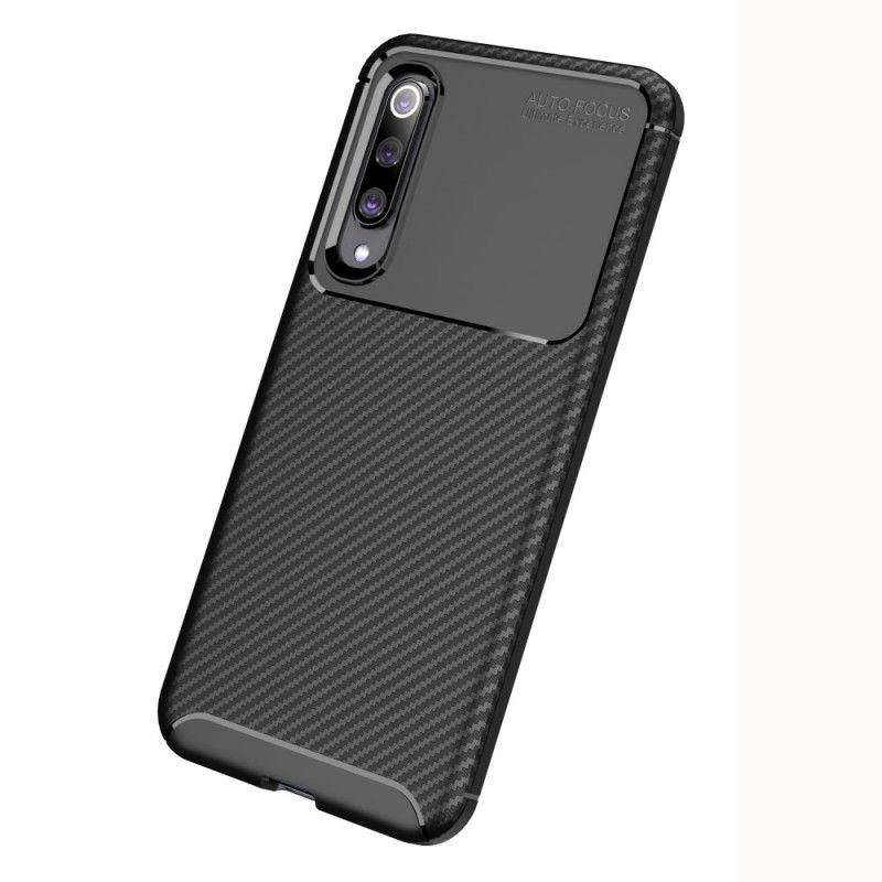 Coque Xiaomi Mi 9 Se Flexible Texture Fibre Carbone