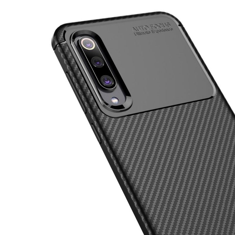 Coque Xiaomi Mi 9 Se Flexible Texture Fibre Carbone