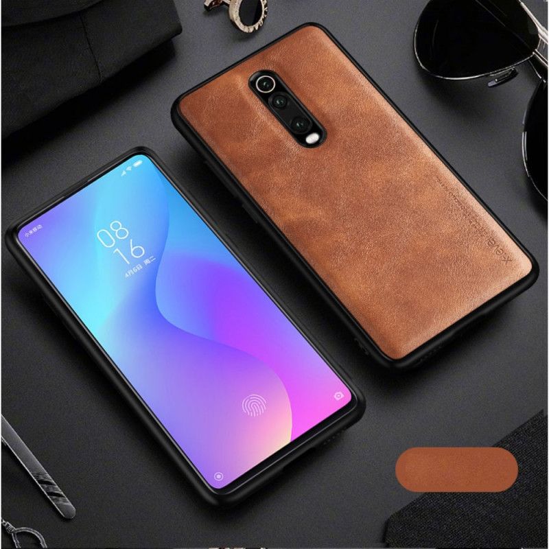 Coque Xiaomi Mi 9t / Mi 9t Pro Effet Cuir Vintage