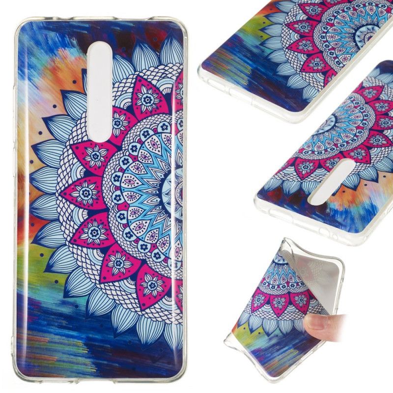 Coque Xiaomi Mi 9t / Mi 9t Pro Mandala Coloré Fluorescente