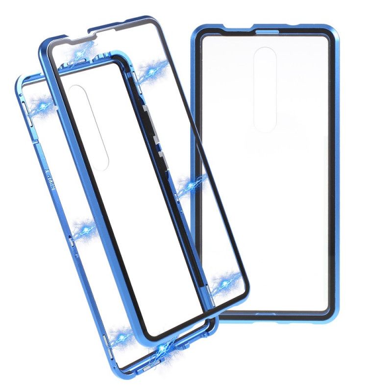 Coque Xiaomi Mi 9t / Mi 9t Pro Rebords Métal Et Verre Trempé