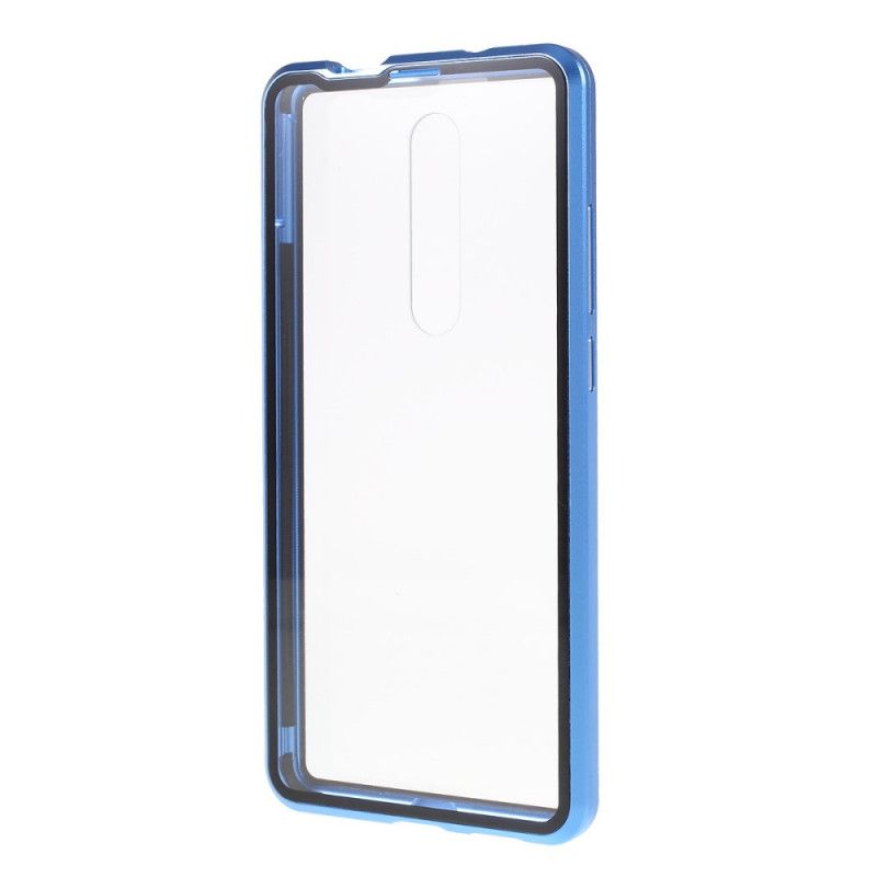 Coque Xiaomi Mi 9t / Mi 9t Pro Rebords Métal Et Verre Trempé