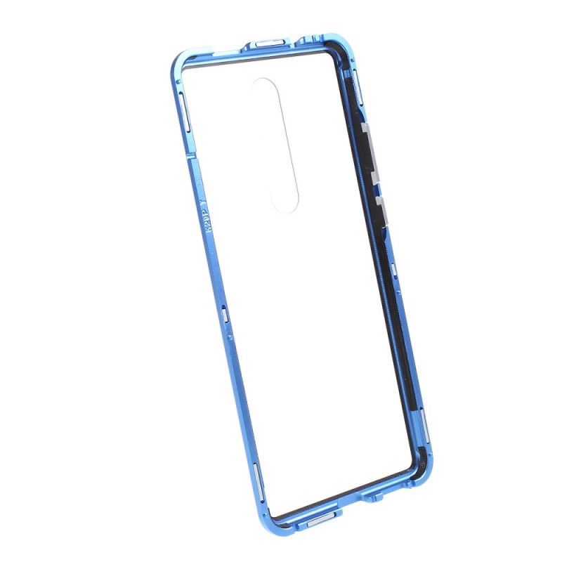 Coque Xiaomi Mi 9t / Mi 9t Pro Rebords Métal Et Verre Trempé