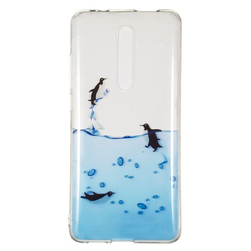 Coque Xiaomi Mi 9t / Mi 9t Pro Transparente Jeu De Pingouins