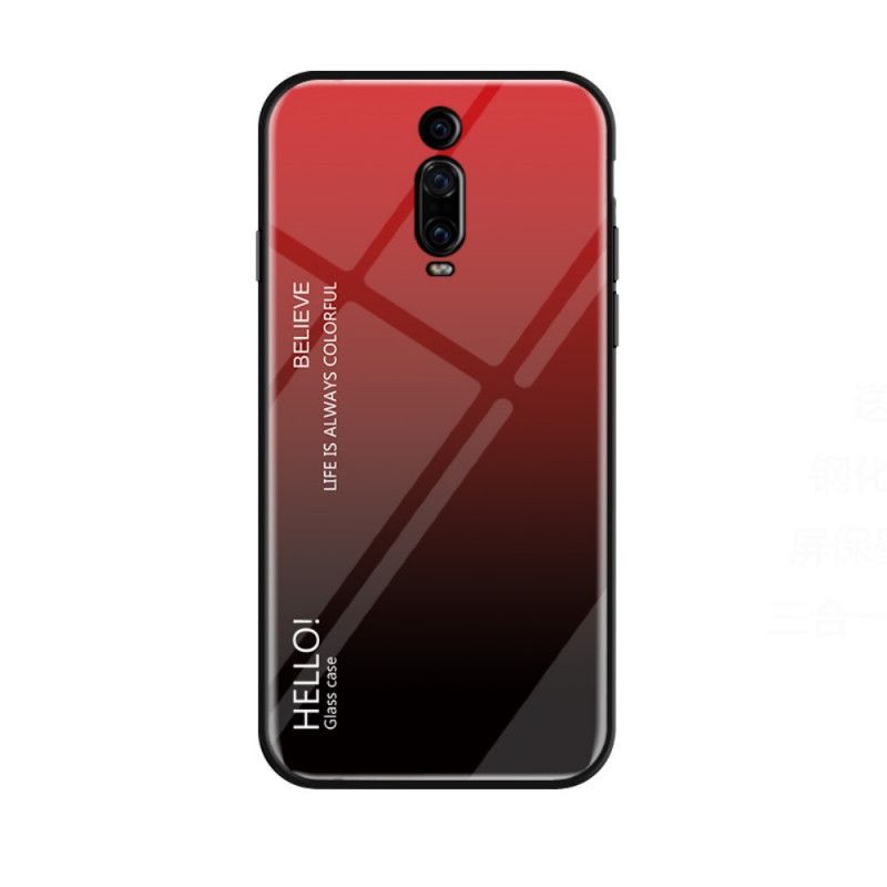 Coque Xiaomi Mi 9t / Mi 9t Pro Verre Trempé Hello