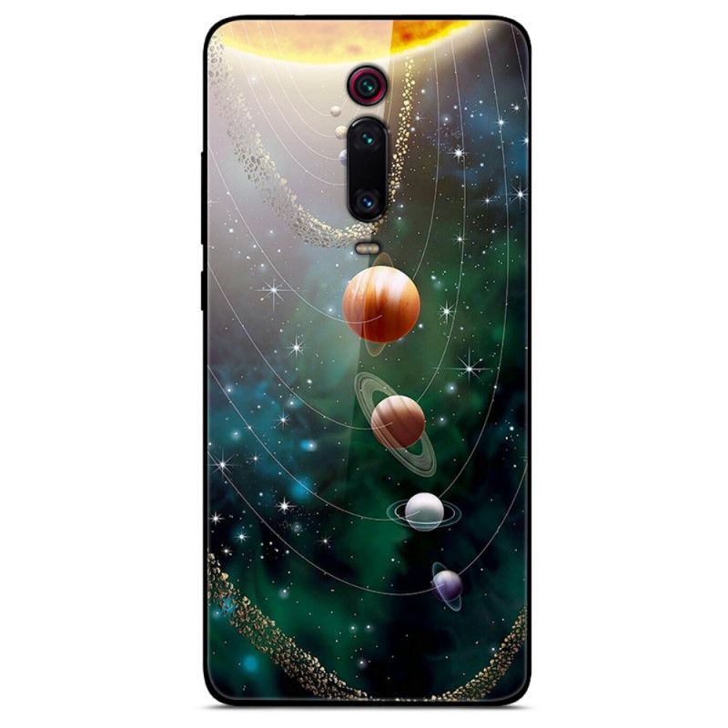 Coque Xiaomi Mi 9t / Mi 9t Pro Verre Trempé Planète Système Solaire