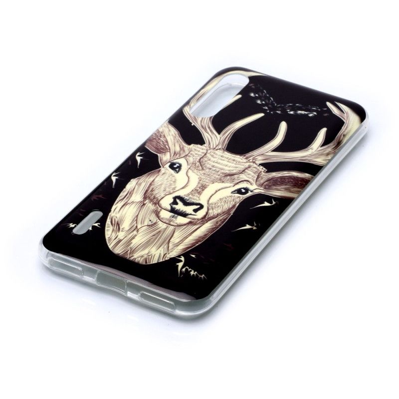 Coque Xiaomi Mi A3 Cerf Majestueux Fluorescente