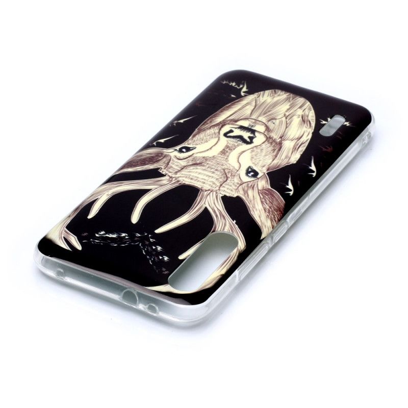 Coque Xiaomi Mi A3 Cerf Majestueux Fluorescente