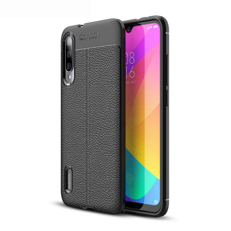 Coque Xiaomi Mi A3 Effet Cuir Litchi