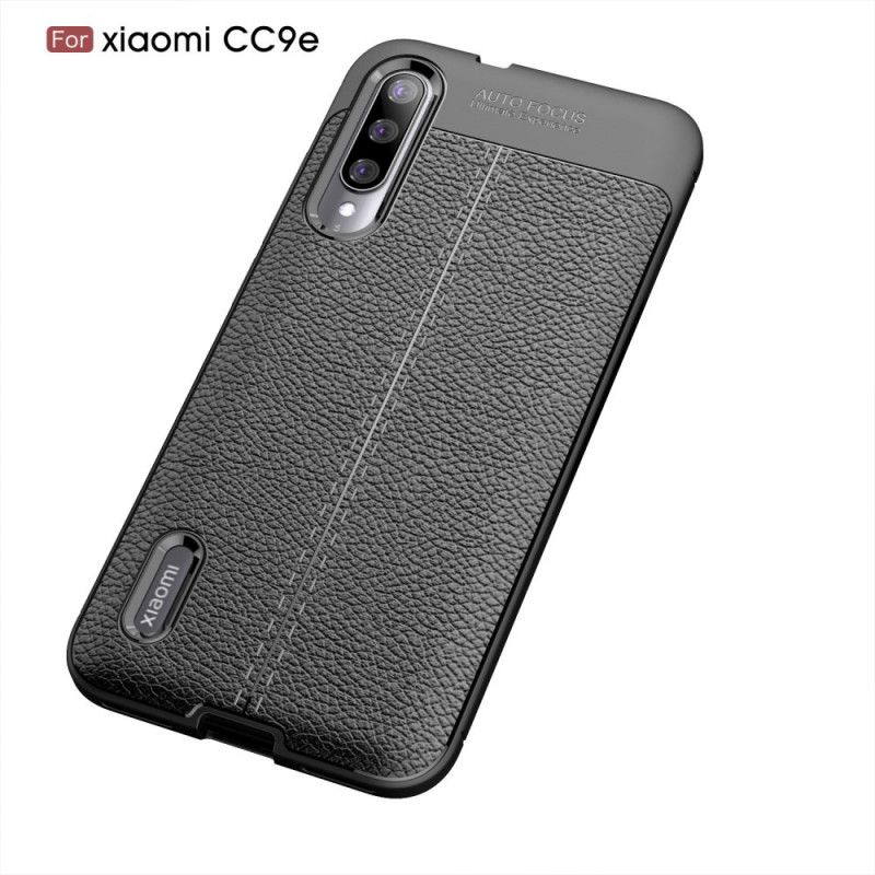 Coque Xiaomi Mi A3 Effet Cuir Litchi