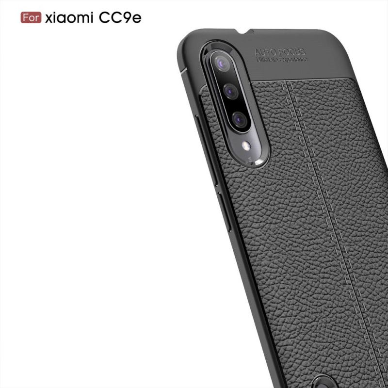 Coque Xiaomi Mi A3 Effet Cuir Litchi