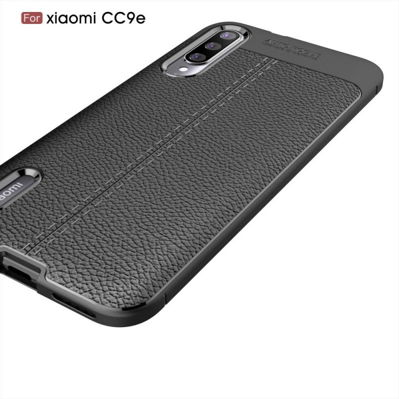 Coque Xiaomi Mi A3 Effet Cuir Litchi