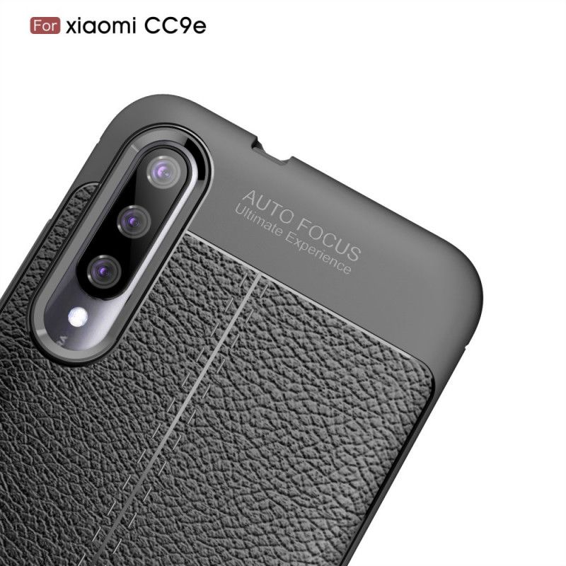 Coque Xiaomi Mi A3 Effet Cuir Litchi