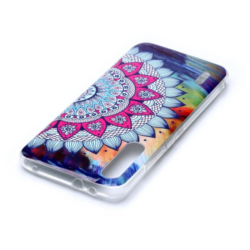 Coque Xiaomi Mi A3 Mandala Coloré Fluorescente